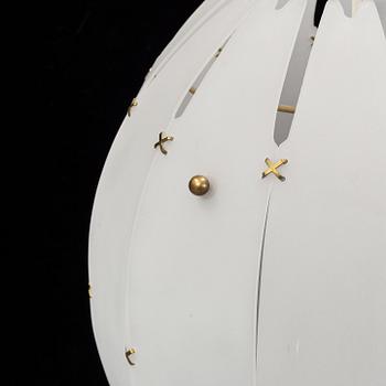 Hans Bergström, a Swedish Modern ceiling light, model no 57, Atelje Lyktan, 1940's/50's.