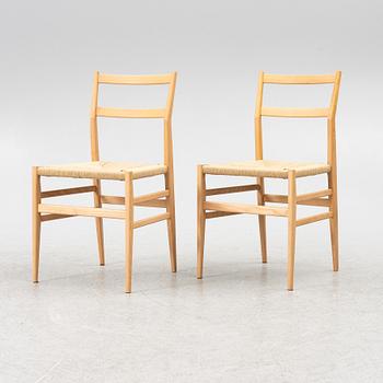Gio Ponti, A pair of 646 Leggera chairs, Cassina.