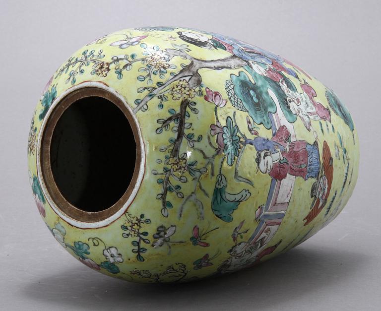 URNA, porslin, Kina, 1800-tal.