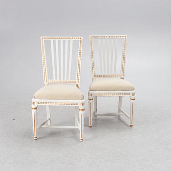 Chairs, a pair, Gustavian style, 19th century.