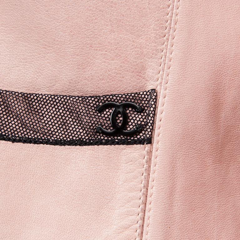 LÄDERJACKA, Chanel.