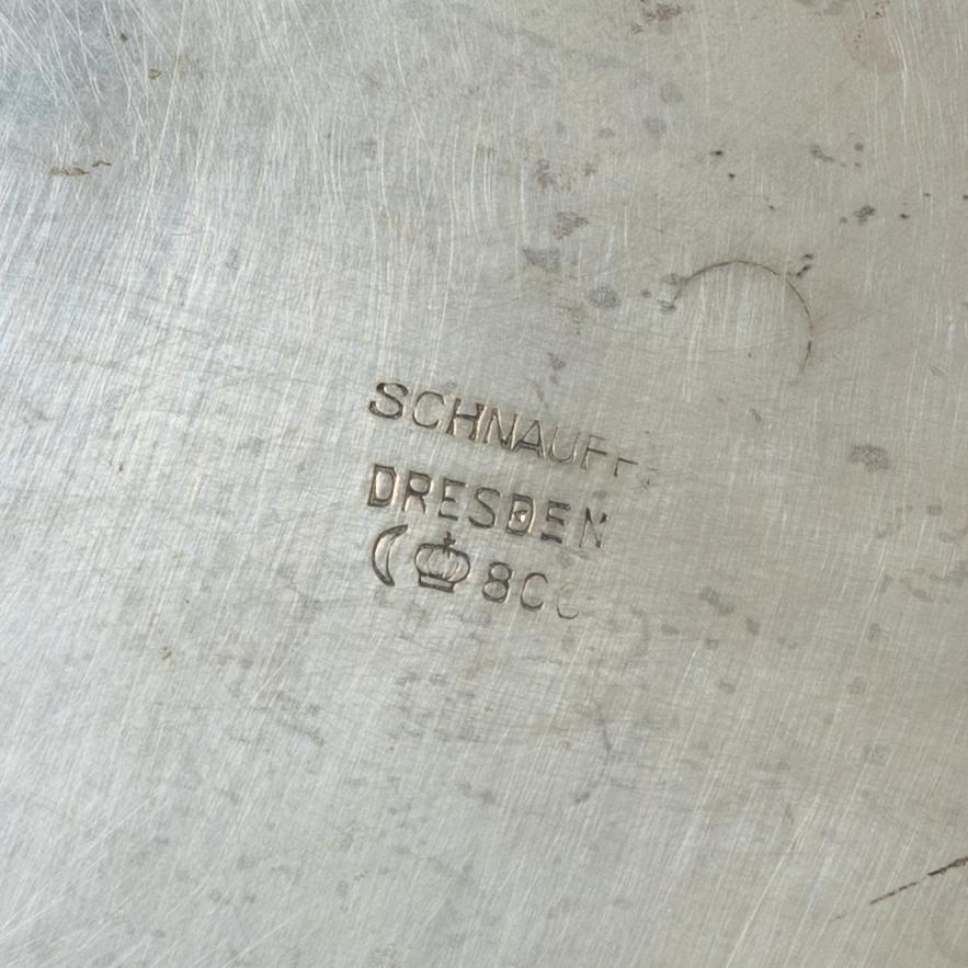 A 4-piece silver coffee and tea service, marks of Schnauffer, Germany, first half of the 20th Century.