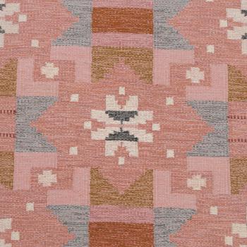 Ingegerd Silow, a 'Föllinge' flat weave carpet, signed IS, c. 229 x 167 cm.
