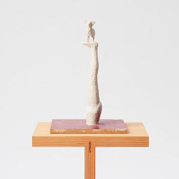 Linnéa Jörpeland, a plaster sculpture, signed and dated -99.