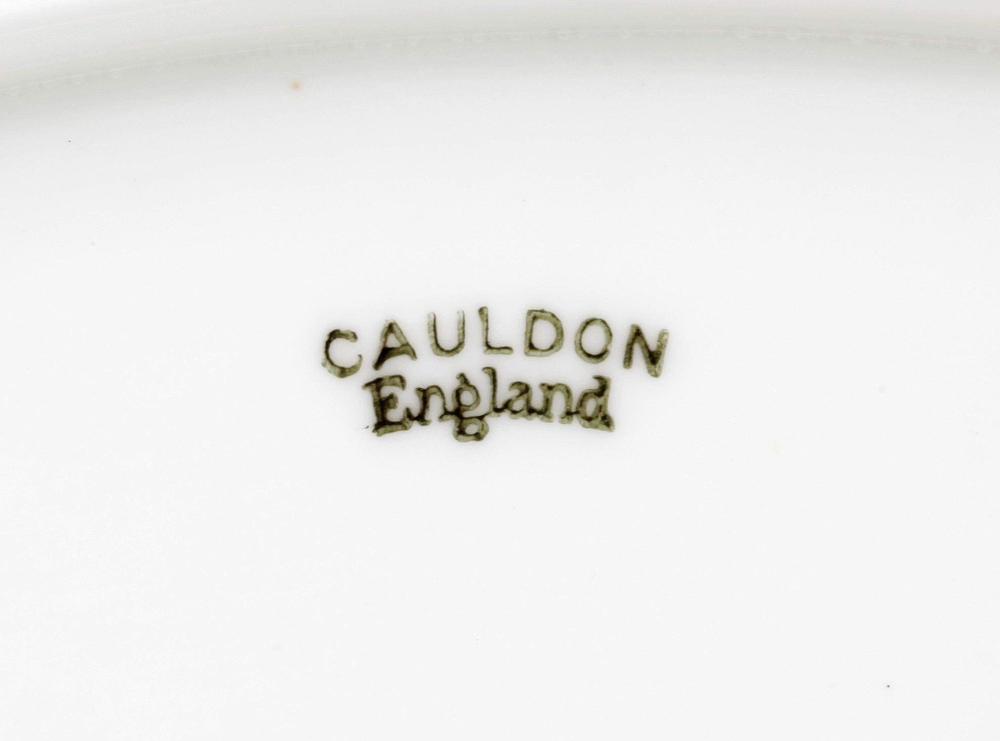 TESERVIS, 41 delar, flintgods, Caulon, England,