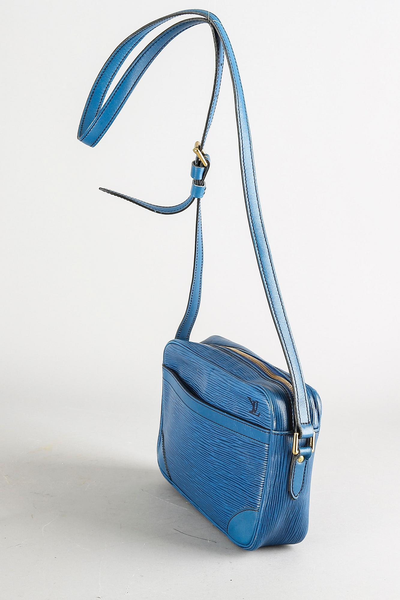 Louis Vuitton, Trocadero PM épi blue Toledo.