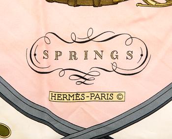 Hermès, scarf, "Springs".