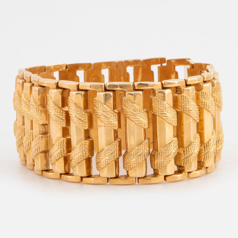 ARMBAND, 18K guld, Italien.
