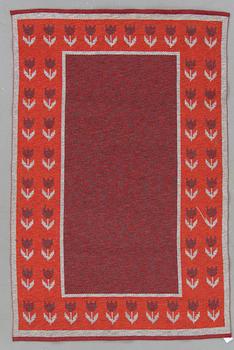 MATTA, maskinvävd dubbelsidig. 1950-60-tal. Ca 199x129 cm.