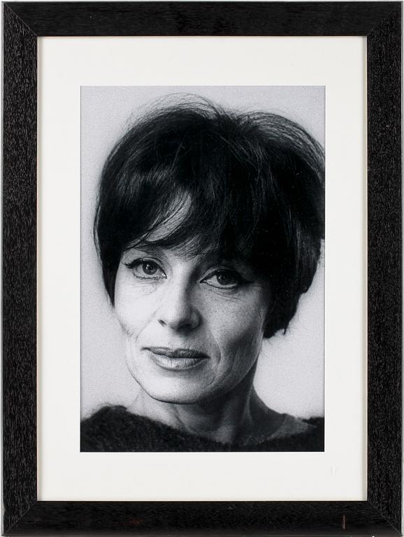 LEIF-ERIK NYGÅRDS, fotografi, one of a kind print, "Vivica Lindfors", signerad a tergo.