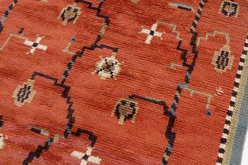 Märta Gahn, rug, knotted pile (rya), c 159 x 150 cm, signed MG.