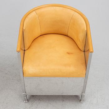 Mats Theselius, fåtöljer, ett par, "Aluminiumfåtölj", Källemo, Värnamo, efter 1990.