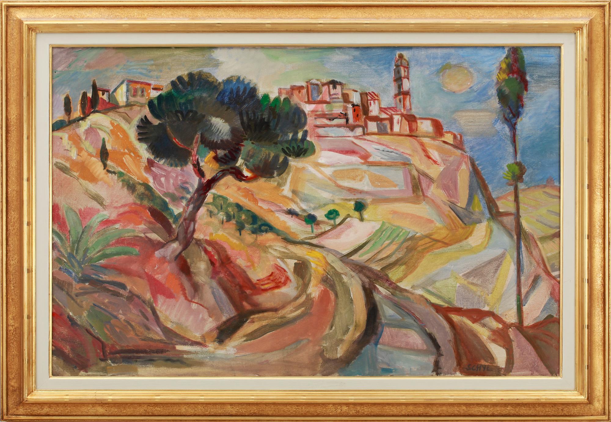 JULES SCHYL, olja på duk, sign.