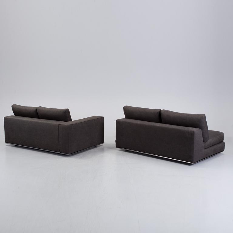 a "Hamilton" sofa by Rodolfo Dordoni for Minotti.