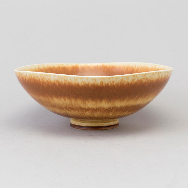 BERNDT FRIBERG, skål, stengods, Gustavsberg studio, signerad.