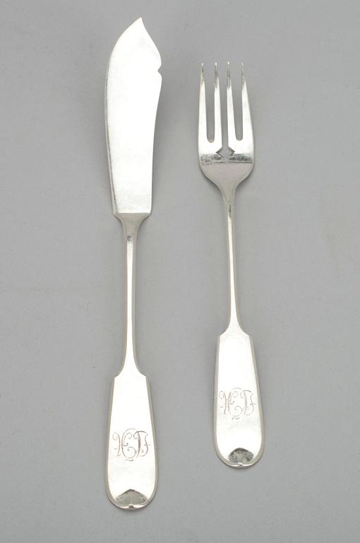 FISKBESTICK, 12+12, silver, Kultakeskus Tavastehus 1936.