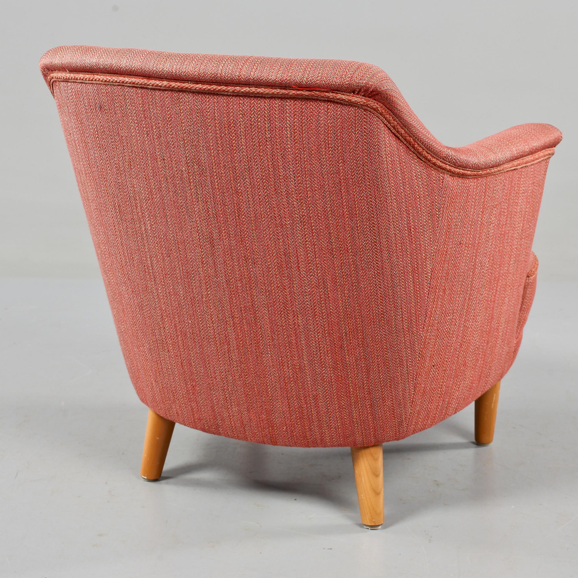 FÅTÖLJ,  Carl Malmsten, 1900-talets andra hälft.