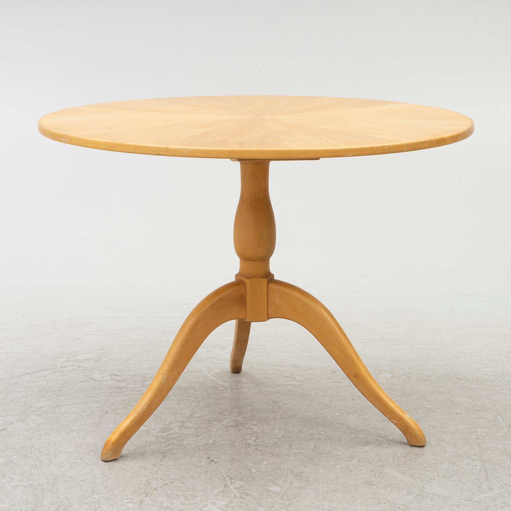 Carl Malmsten, side table, "Båstad", second half of the 20th century.