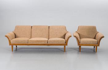 SOFFA och FÅTÖLJ, Bröderna Andersson, Sverige, 1950/60-tal.