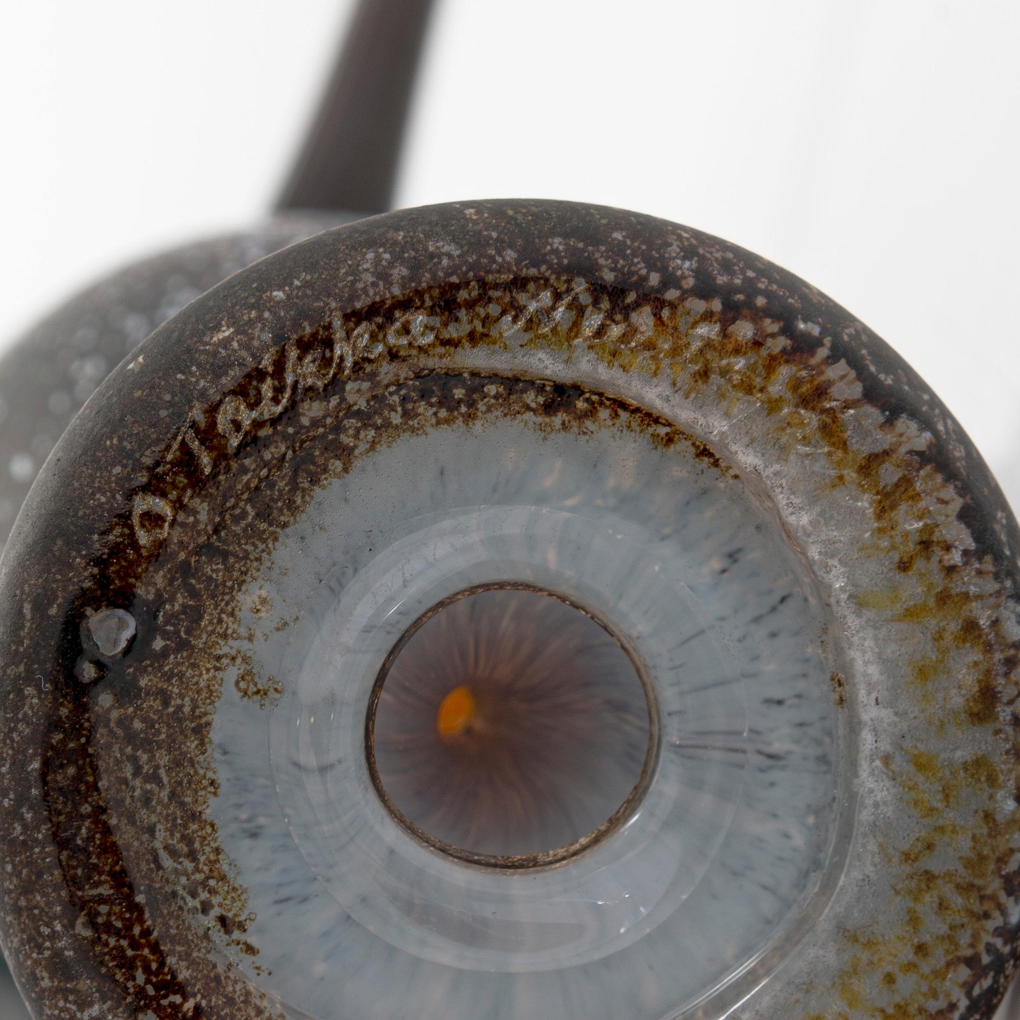 Oiva Toikka, glasfågel, signerad O. Toikka Nuutajärvi.