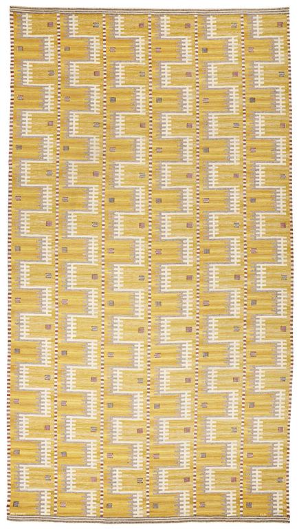 Marianne Richter, MATTA, "Gula havet", rölakan, ca 527 x 288,5 cm, signerad AB MMF MR.