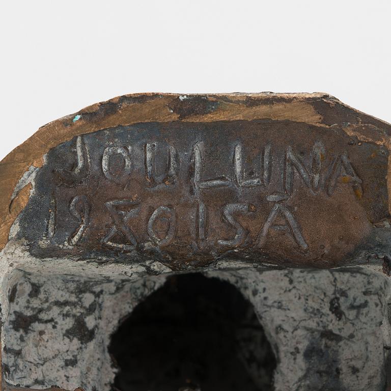 Annikki Kettunen, skulptur, brons, signerad och daterad 1980.