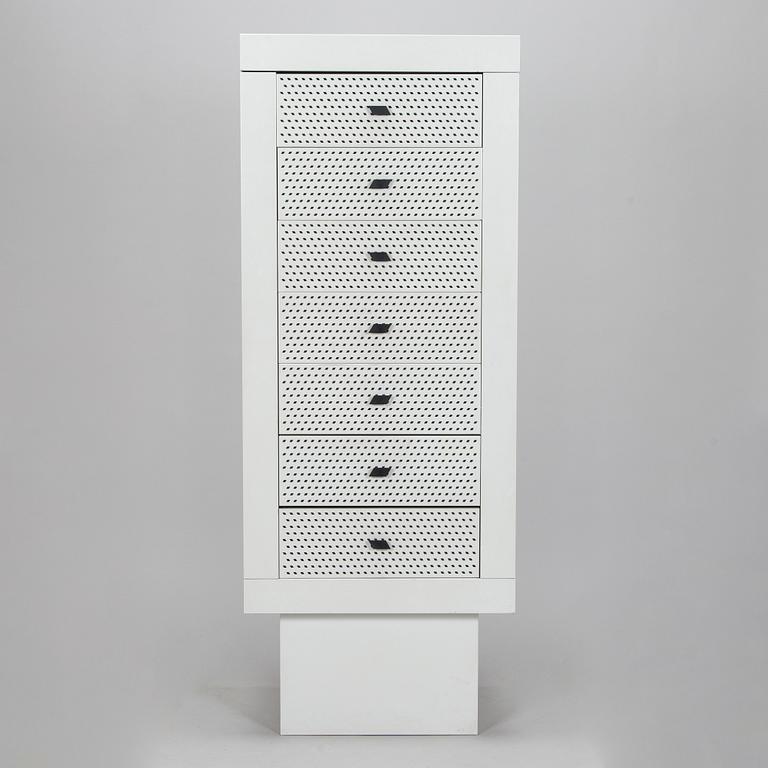 Matteo Thun, byrå, "Settimanale", Bieffeplast, Italien 1985.