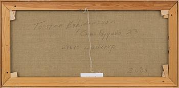 TORSTEN ESBJÖRNSSON, olja på duk, daterad 2009,