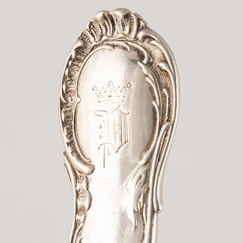 Bestickservis, 64 delar, Gustaf Möllenborg, Stockholm, bl.a. 1899.