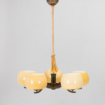 Paavo Tynell, A model 1444/5 ceiling lamp, Taito 1930s.