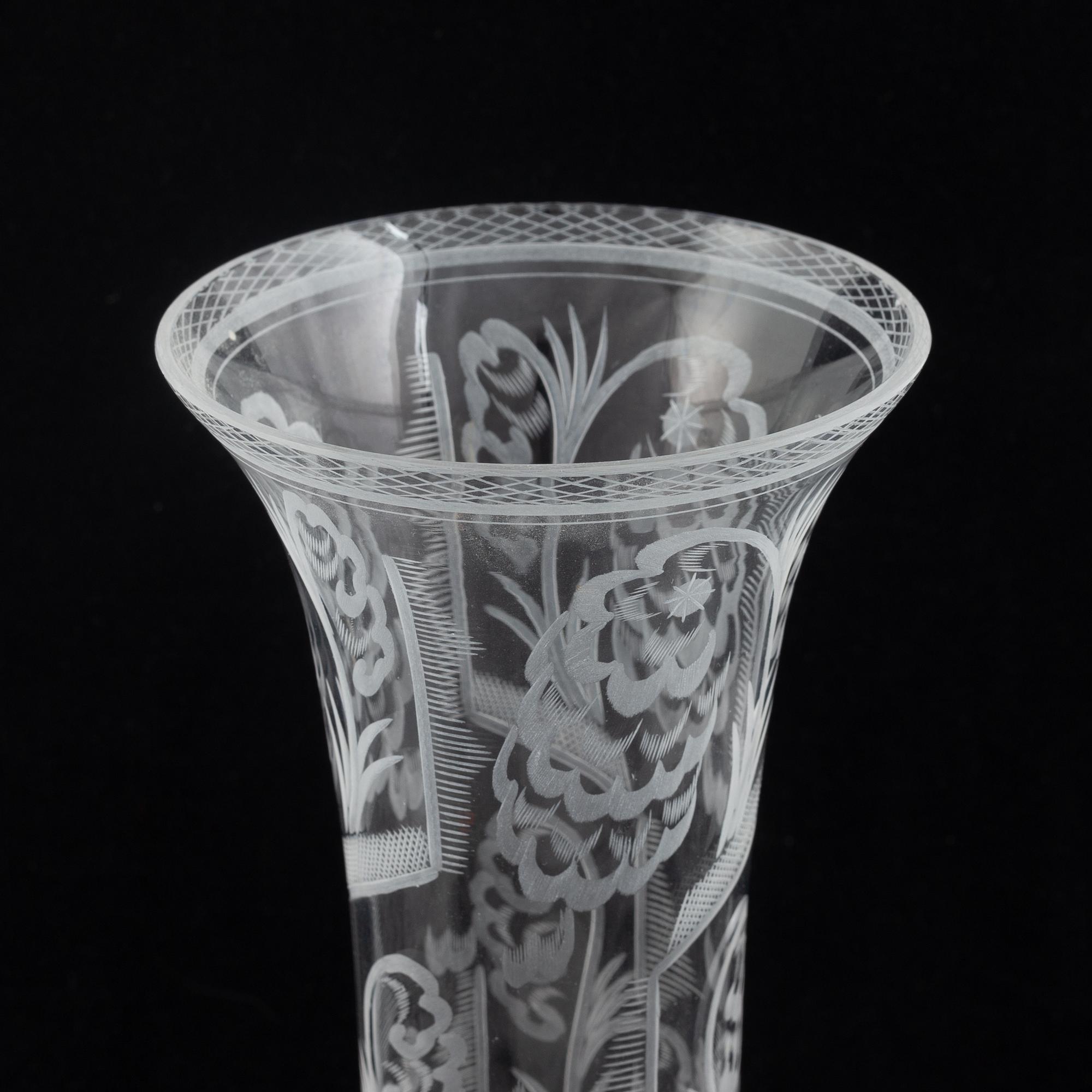Edward Hald, a glass vase, Orrefors 1929.