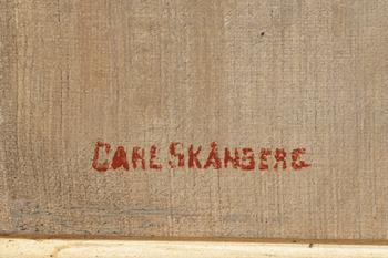 CARL SKÅNBERG, olja på duk, stämpelsignerad. 1882.