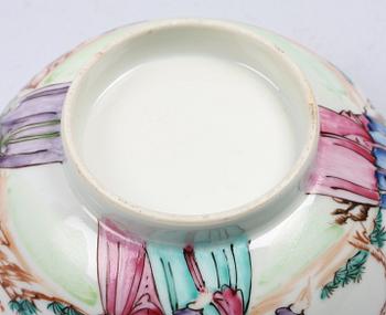 PARTI PORSLIN, 4 delar, 1700-1800-tal.