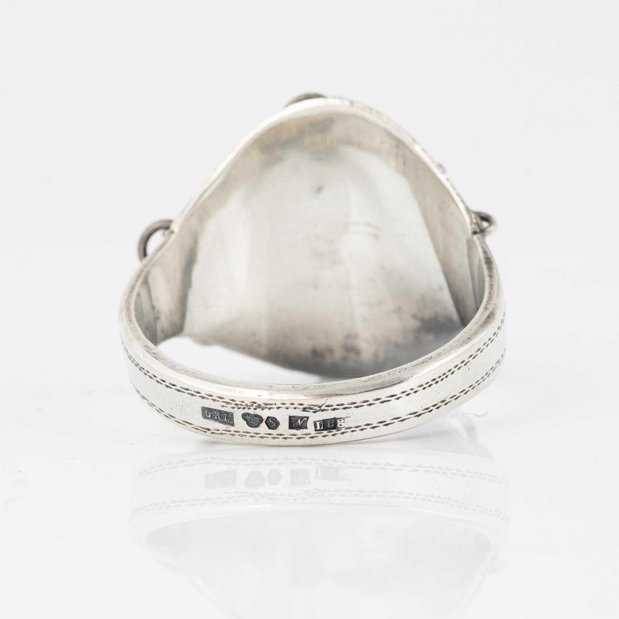 Four pieces of Sami silver, 19th-20th Century.