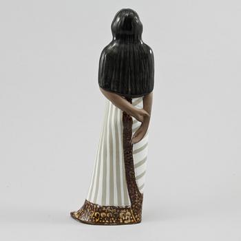 FIGURIN, stengods, Mari Simmulson, Upsala-Ekeby, signerad.