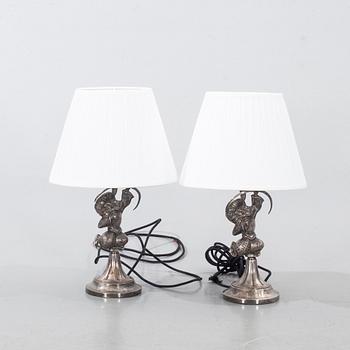 PER TORNDAHL, Bordslampor ett par, Atelier Torndal, 1920-/30-tal.