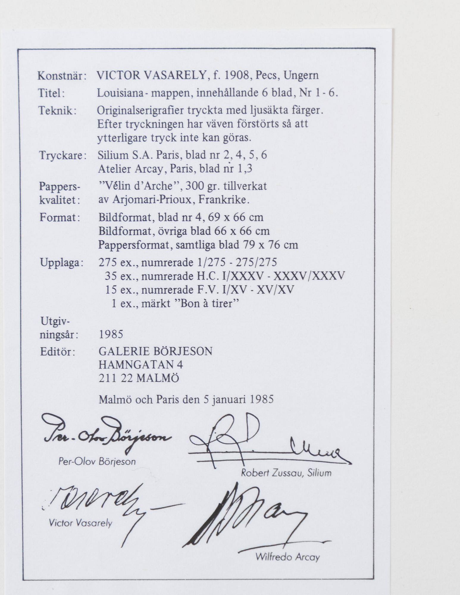 Victor Vasarely, "Louisiana 6".