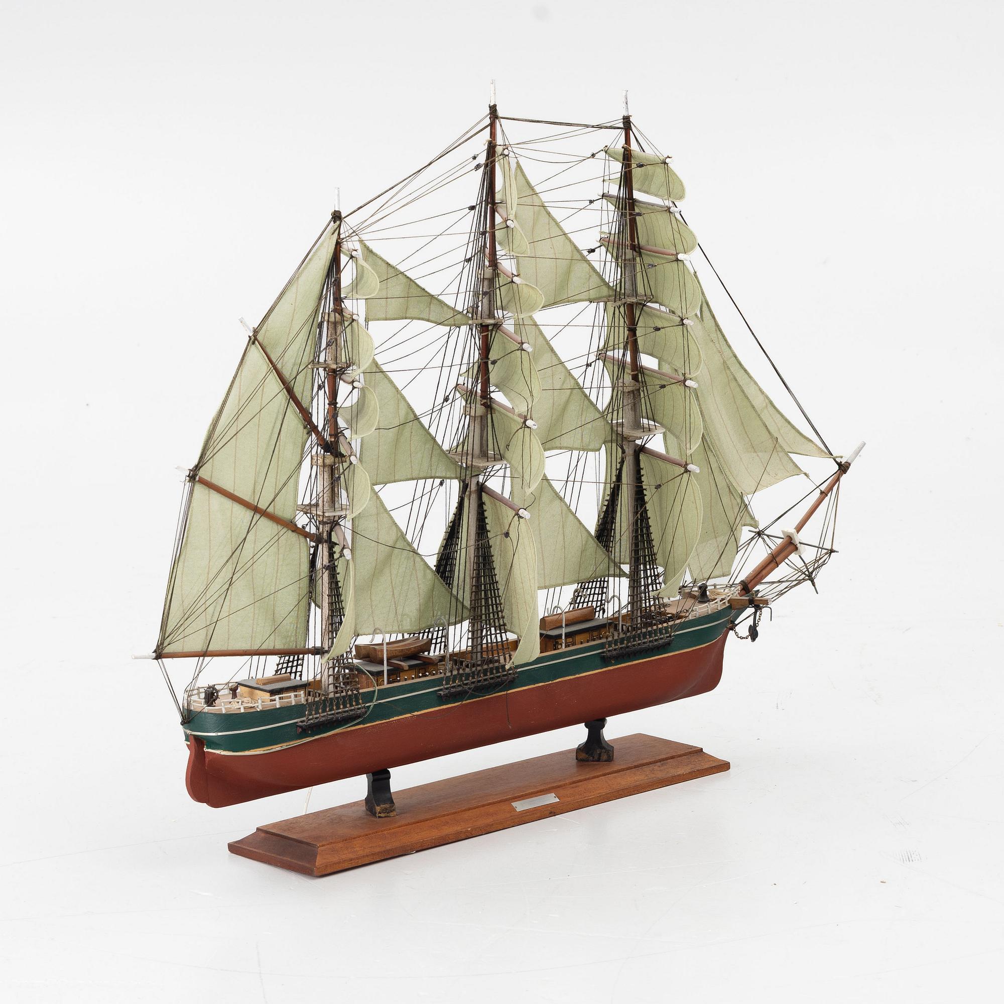 Ship model. 20th century.