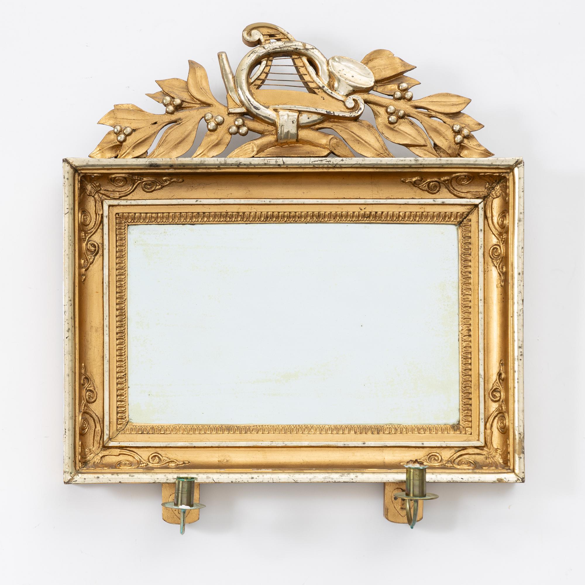 Spegellampett, västsvensk, 1800-tal.