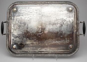 PRAKTBRICKA, nysilver, tidigt 1900-tal.