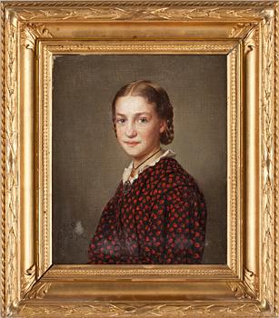 PER SÖDERMARK, olja på duk. monogramsign och dat 1861.