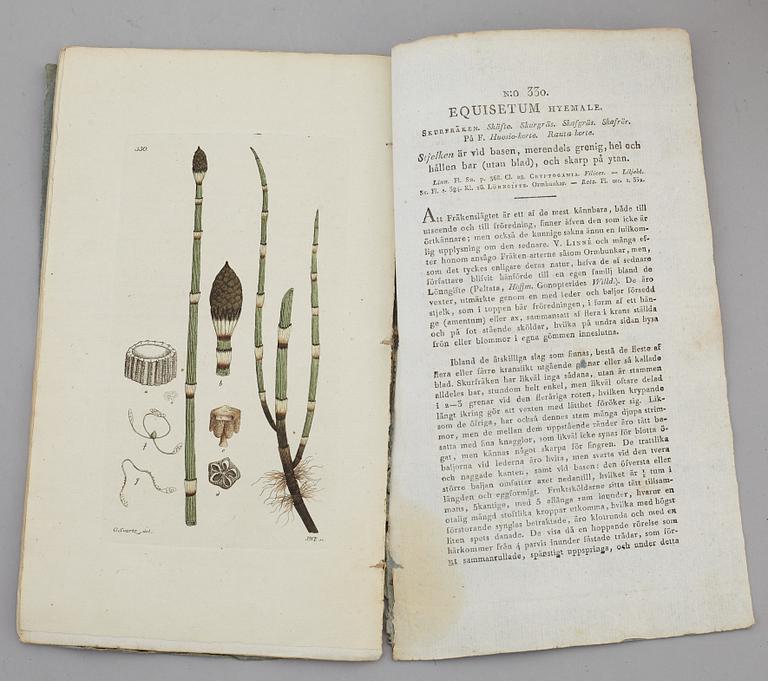 JOHAN WILHELM PALMSTRUCH, "Svensk Botanik, vol I-V. 1803-1805.