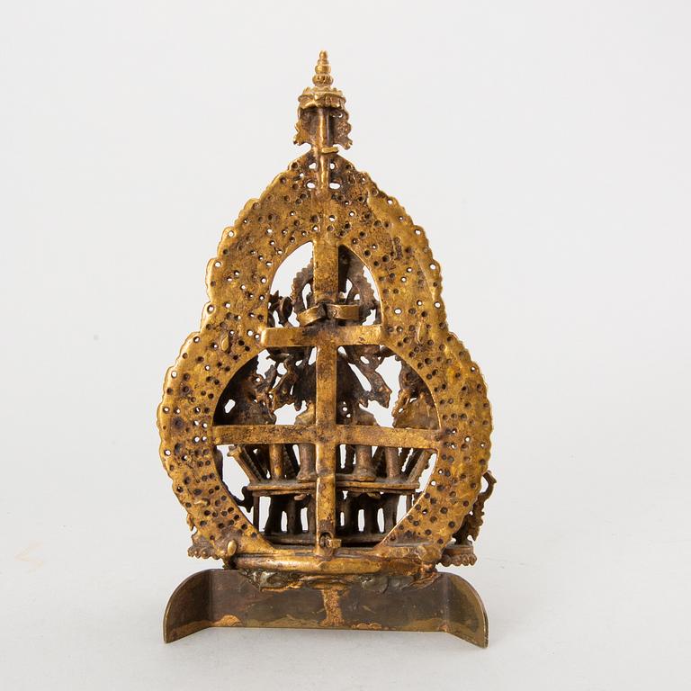 A Nepal bronze sculpture, from appr 1900.