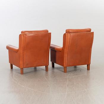 ARNE NORELL, a pair of easy chairs, Arne Norell AB in Aneby, 1960's.