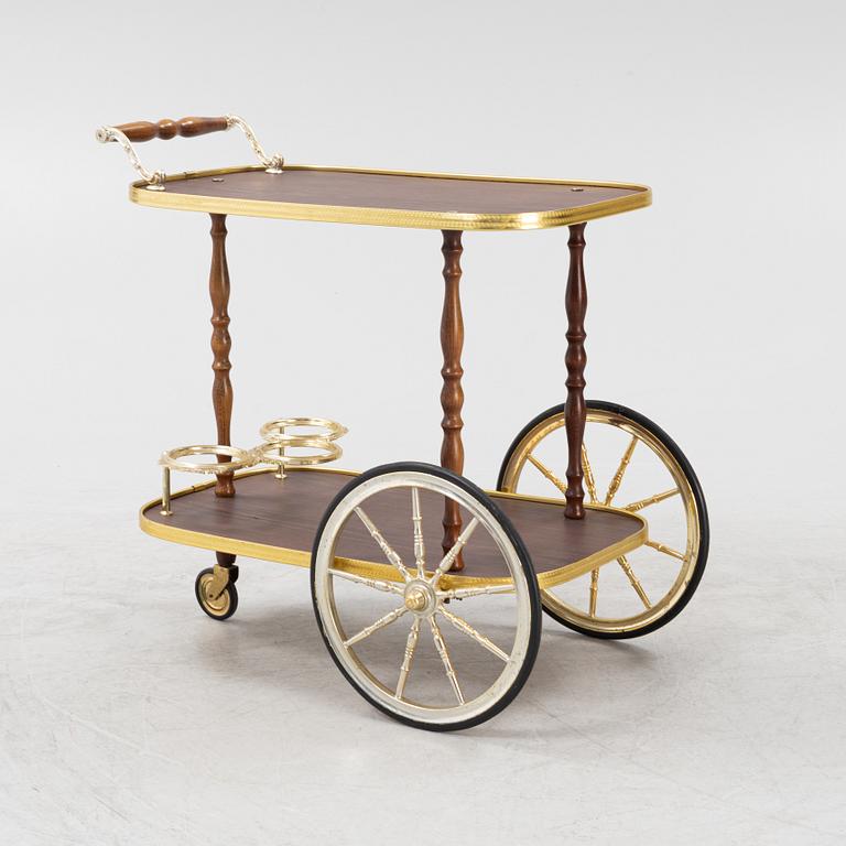 A drinks trolley, second half of the 20th Century.