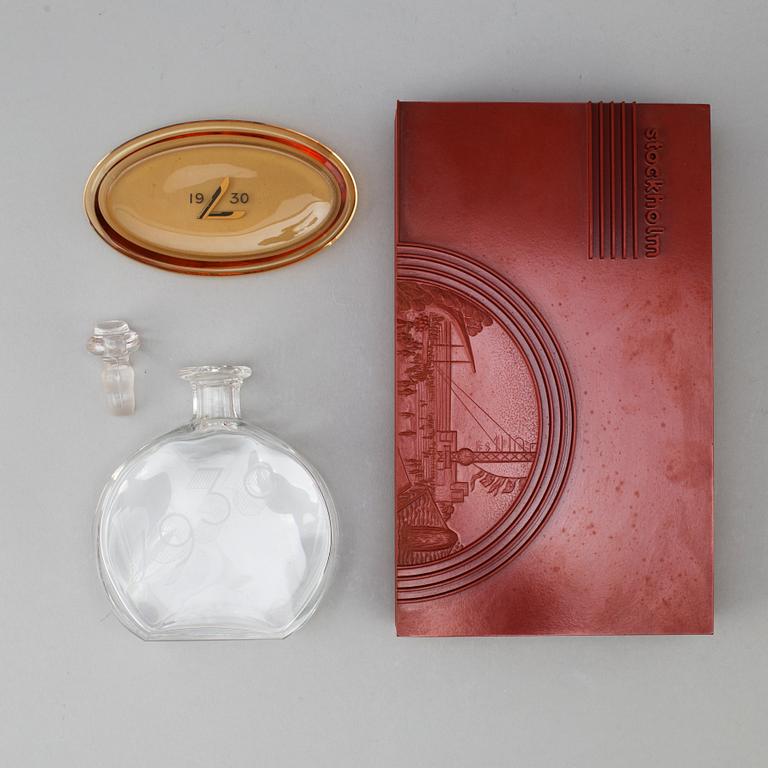 The Stockholm Exhibition 1930, souvenirs, 3 pieces.