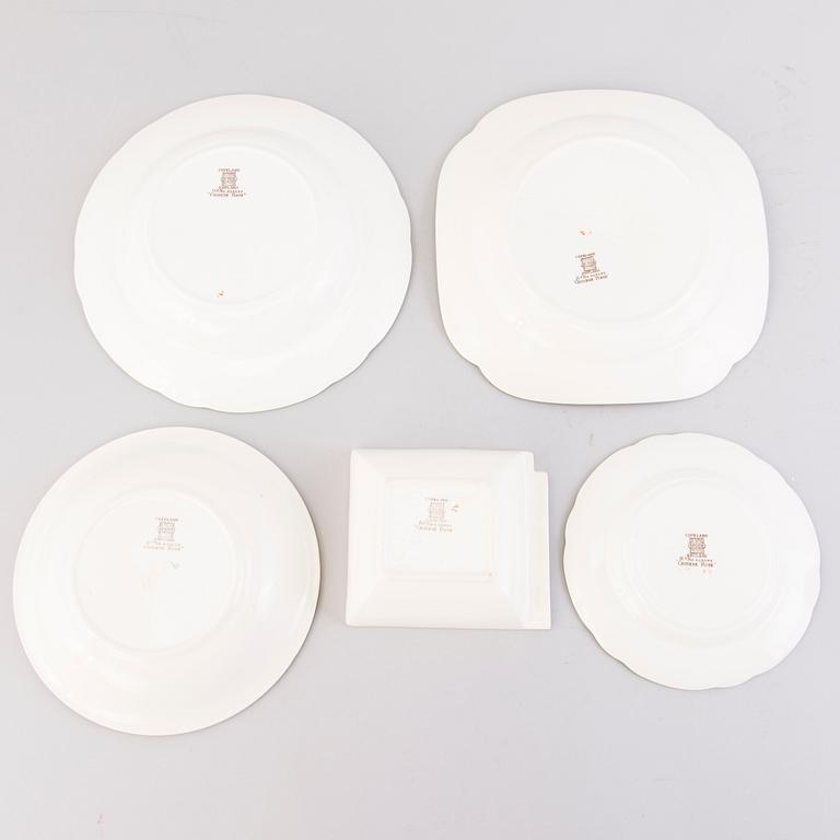 A 132-piece set of 'Chinese Rose' tableware, Copeland Spode, England 1930s.