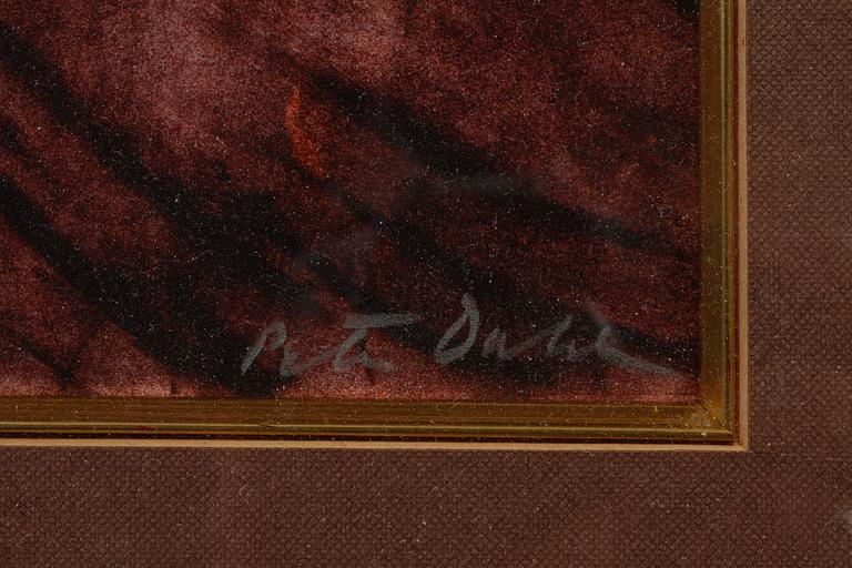 PETER DAHL, färglitografi, signerad och numrerad PT.