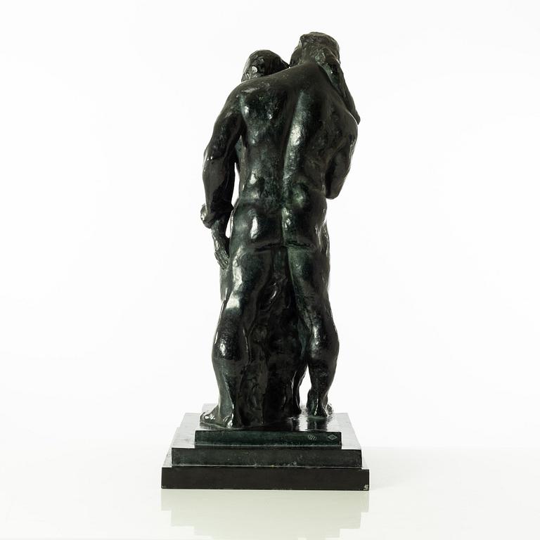 Gudmar Olovson, sculpture. Signed. Numbered. Foundry mark. Bronze, total height 71 cm, length 33 cm.