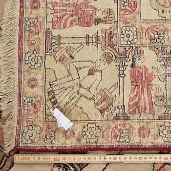 An Antique Kerman Laver, 216 x 137 cm.